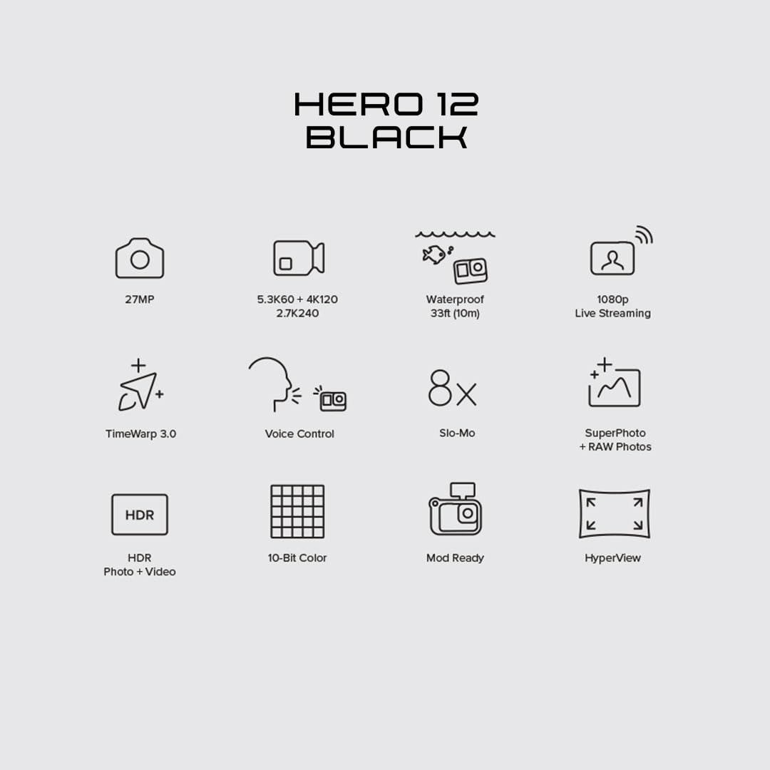 GoPro Hero 12 27MP Action Camera - Refurbished_All_Others_61310