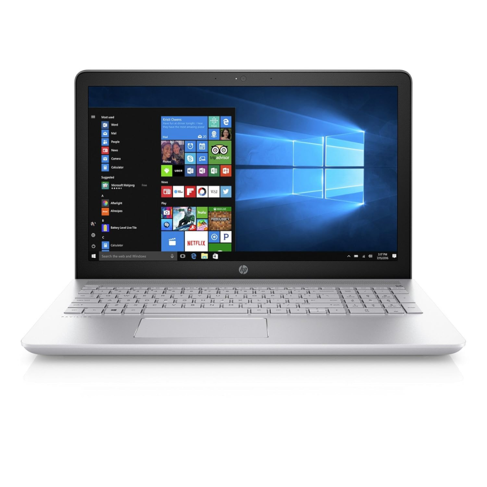 HP/Compaq Pavilion Series 15-cc100TX (Intel Core i7 8th Gen 15.6 Inch)- Refurbished_Grey_Front_61547