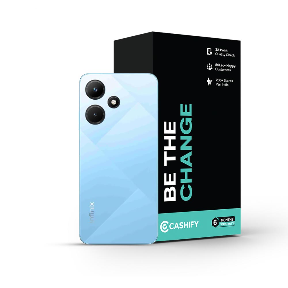 Infinix Hot 30i - Refurbished_Glacier Blue_Phone With Box_51374